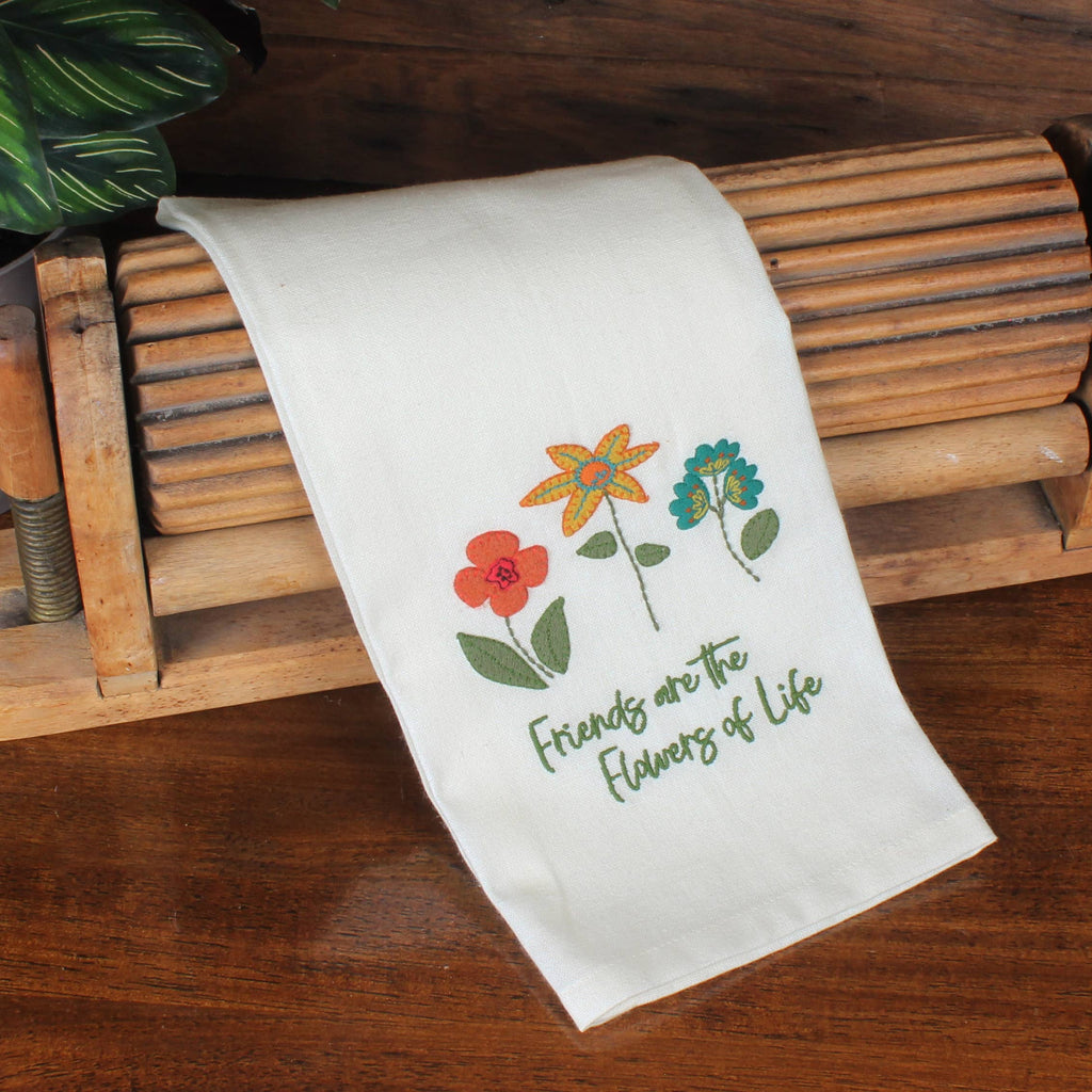 Flowers Friends Towel ET013427 - Interiors by Elizabeth