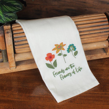 Flowers Friends Towel ET013427 - Interiors by Elizabeth