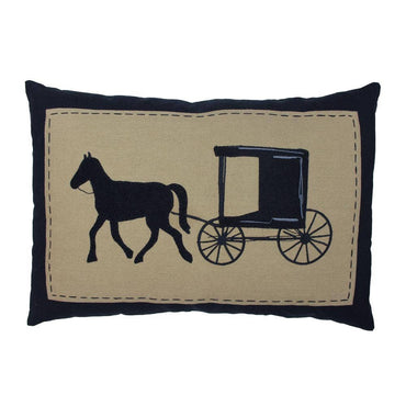 Horse and Buggy 14x20 Pillow PL268211