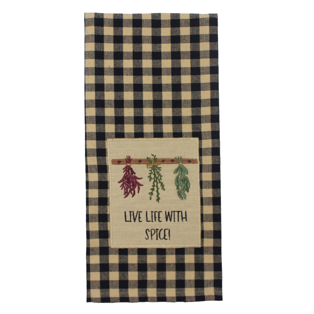Live with Spice Towel- Set of Two - Home Collections by Raghu
