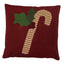 Ticking Candycane Pillow 14 In PL220025