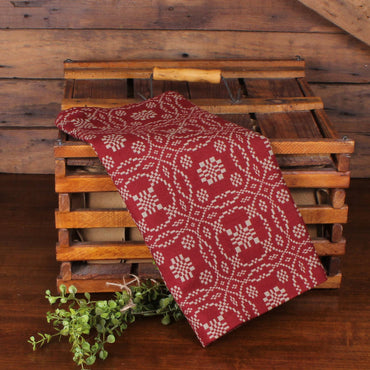 Lover's Knot  Barn Red Towel KT130017 - Interiors by Elizabeth
