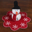 Snowflake Candle Mat Set of 2 CM702032 - Interiors by Elizabeth