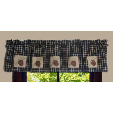 Pinecone Patch Valance 60X15.5 V6140102