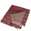 Lover's Knot  Barn Red Throw AF130017 - Interiors by Elizabeth