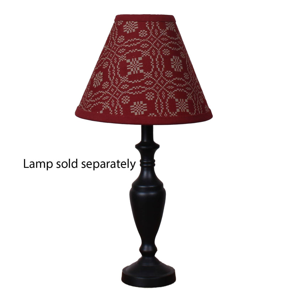 Lover's Knot Barn Red 10 Lampshade 0R130017 - Interiors by Elizabeth