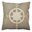 Compass Cotton Pillow 18 In PL150103