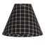 Black and Tan 14 In Lampshade 4W235011