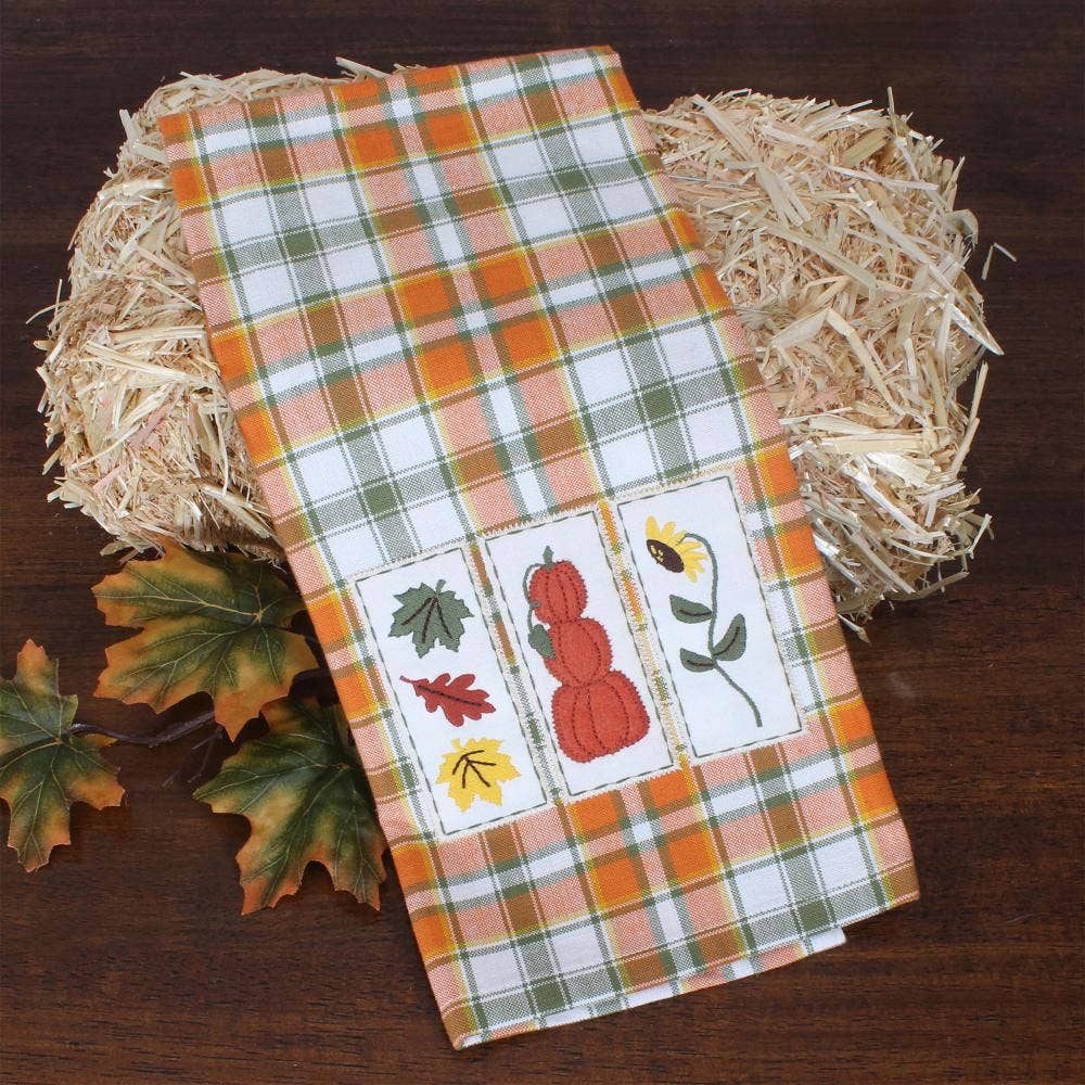 Fall Harvest Sampler Towel  Set of 2 ET810009