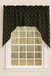 Black Nutmeg Kingston Jacquard Swag Lined SW310011