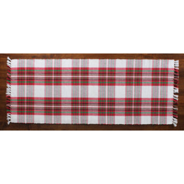 C Christmas Tartan Plaid Runner 14x36 TR784201