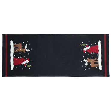 Christmas Friends Black Table Runner TRGD0367