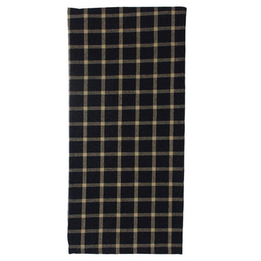 Black and Tan Kitchen Towel  Set of 6 KT235011