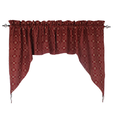 Lover's Knot  Barn Red Swag - Home Collections by Raghu