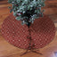 Lover's Knot  Barn Red Tree skirt 36 In TS130017