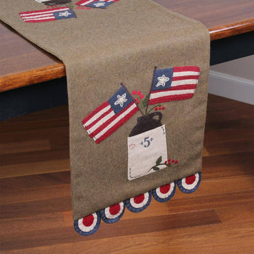 Flag Day Wool Felt Table Runner TR620345