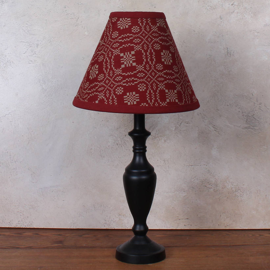 Lover's Knot Barn Red 10 Lampshade 0R130017 - Interiors by Elizabeth