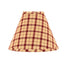 Salem Check 12 In Shade Barn Red - Home Collections by Raghu