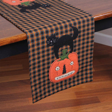 Black Cat Pumpkin Table Runner TR842511