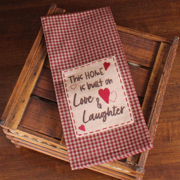 Home Built Love and Laughter Towel  Set of 2 ET000068
