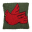 Cardinal Wool Hooked  Pillow 14 In PL702034