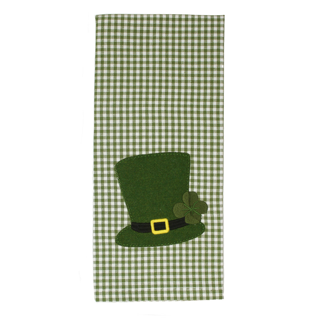 Leprechaun Hat Towel- Set of Two - Home Collections by Raghu