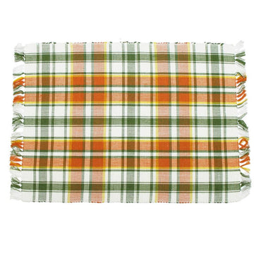 Fall Harvest Plaid Placemat  Set of 6 PM810009