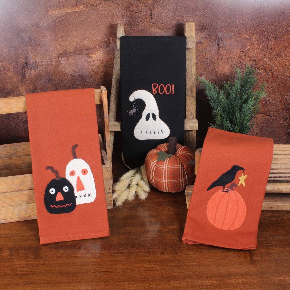 Boo Ghost Towel  Set of 2 ET840010