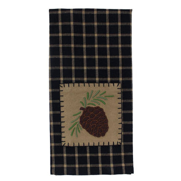 Pinecone Patch Towel  Set of 2 ET140102