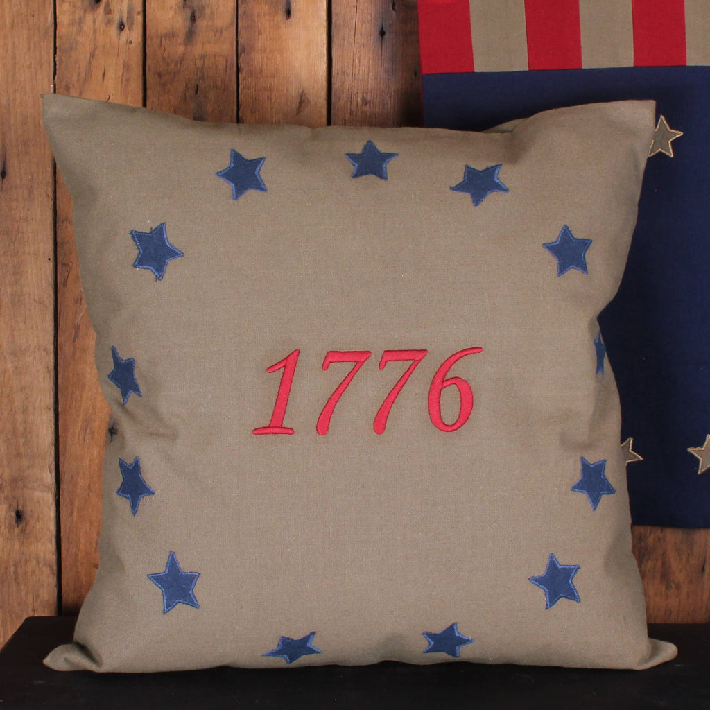 1776 Cotton Pillow 18 In PL000049 - Interiors by Elizabeth