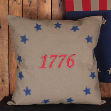 1776 Cotton Pillow 18 In PL000049 - Interiors by Elizabeth