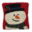 Flurry the Snowman Hooked  Pillow 14 In PL702030