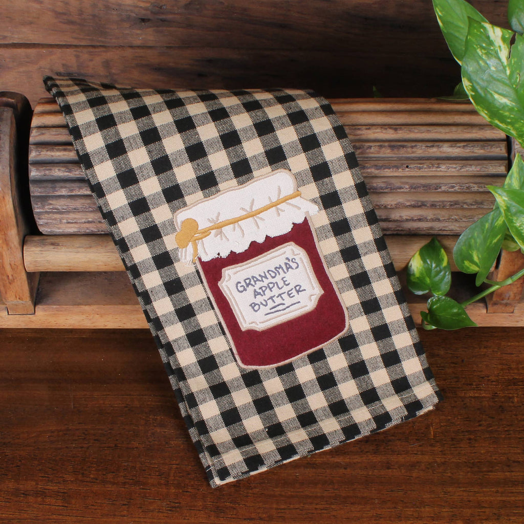 Apple Butter Jar Towel ET000104 - Interiors by Elizabeth