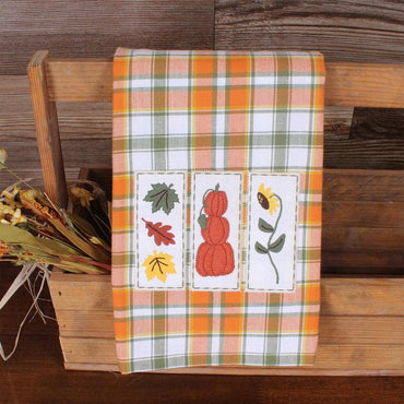 Fall Harvest Sampler Towel  Set of 2 ET810009