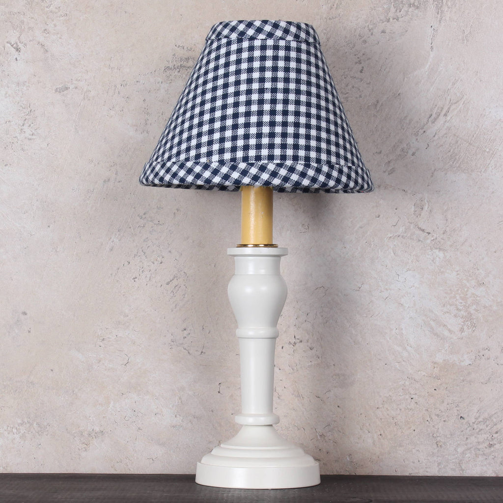 Newbury Gingham Navy 6 In Shade 6C670014 - Interiors by Elizabeth
