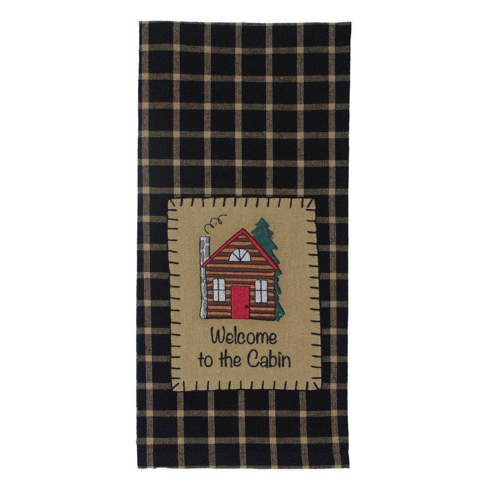 Welcome to The Cabin Towel  Set of 2 ET140100