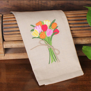 Tulips Towel ET000079 - Interiors by Elizabeth