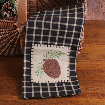 Pinecone Patch Towel  Set of 2 ET140102