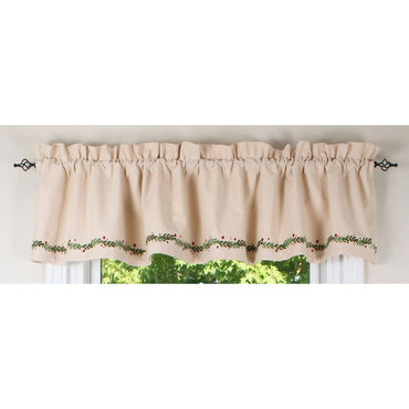 Holiday Pitcher Vine Valance 60X15.5 V6220007