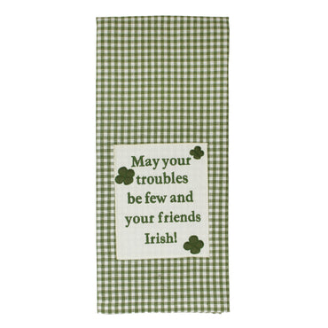 May Troubles be few Towel- Set of Two - Home Collections by Raghu