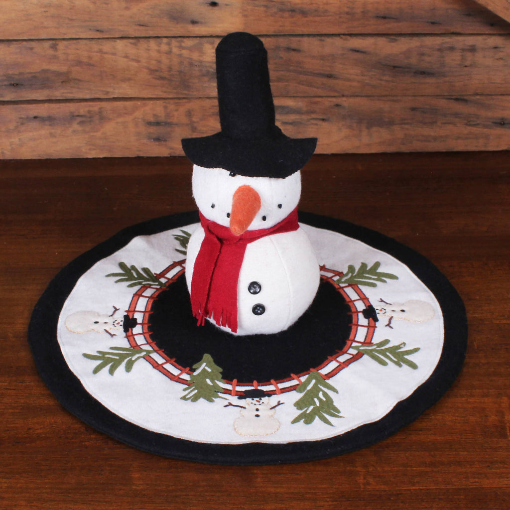 Home for the Holidays Candle Mat Set of 2 15 In CM745025 - Interiors by Elizabeth