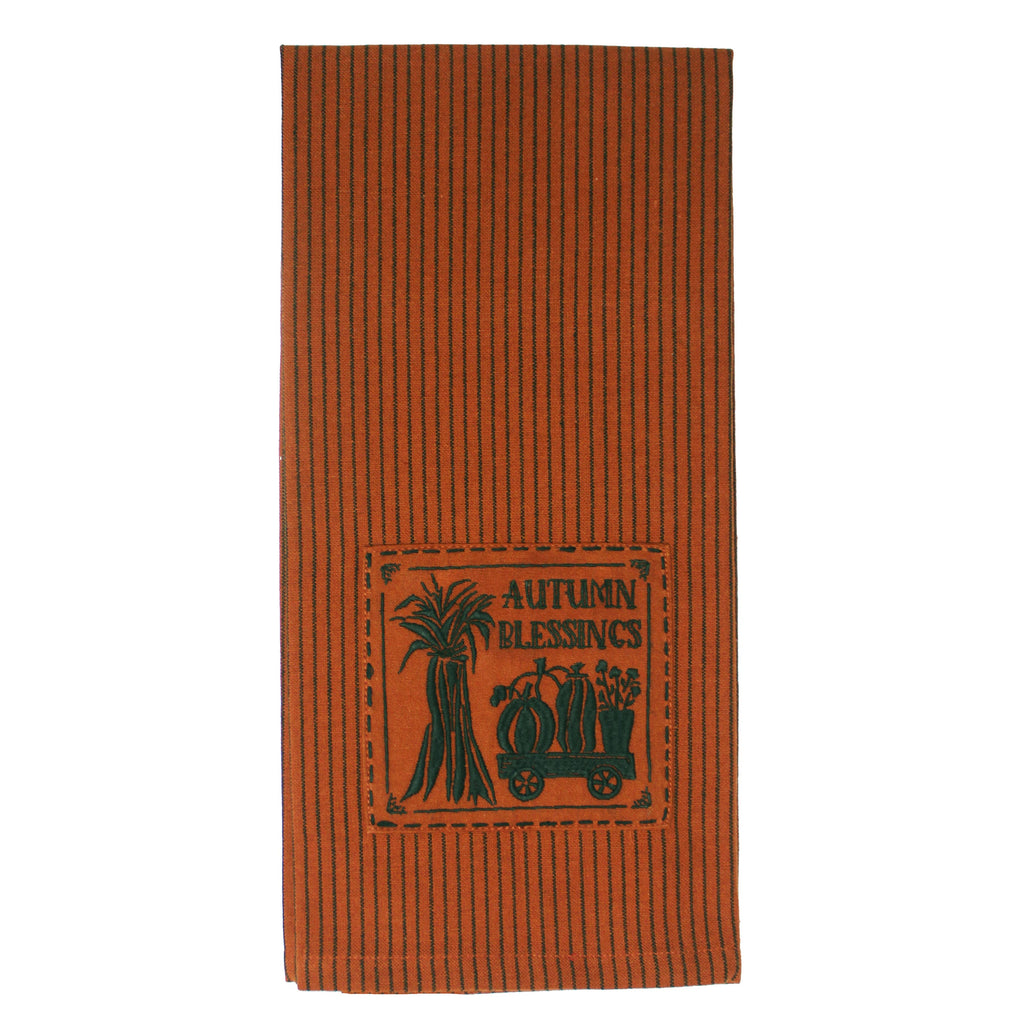 Autumn Blessings Towel- Set of Two - Home Collections by Raghu