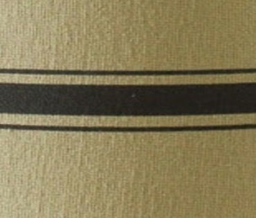 Grain Sack Stripe Oat - Black Lampshade 0D164011