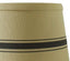 Grain Sack Stripe Oat - Black Lampshade 0D164011