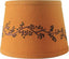 Primitive Ticking Mustard Mustard Lampshade  - Interiors by Elizabeth