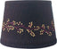 Primitive Ticking Black Black Lampshade  - Interiors by Elizabeth