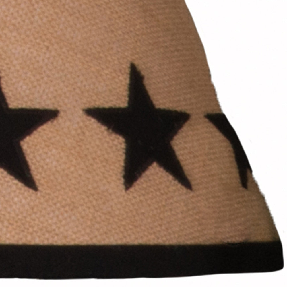 Heritage House Star Lampshade 10 Inch Black