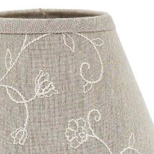 Taupe Candlewicking Taupe 10" Lampshade - Interiors by Elizabeth
