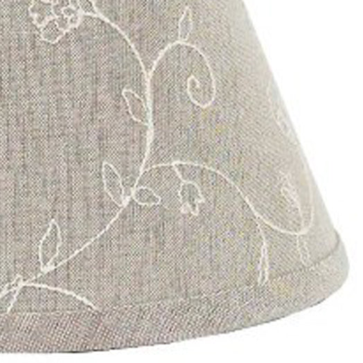 Taupe Candlewicking Taupe 10" Lampshade - Interiors by Elizabeth