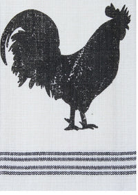Thumbnail for Farmhouse Rooster Cream  Towel - Interiors by Elizabeth